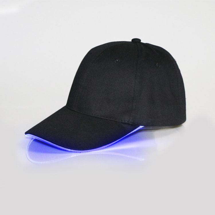 Custom High Quality Led Caps Light Sport Hat Cotton Snapback Led Baseball Hat