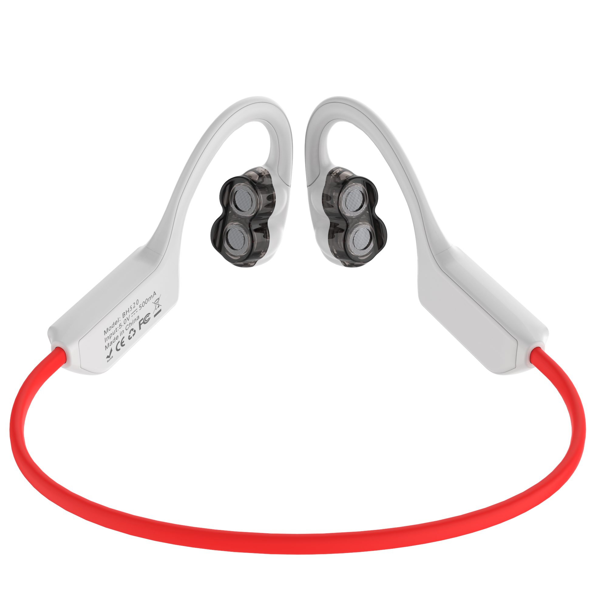 BH520 Waterproof Air Conduction Headphones Open Ear Sports Wireless Headphones Earphones For Workout, Running