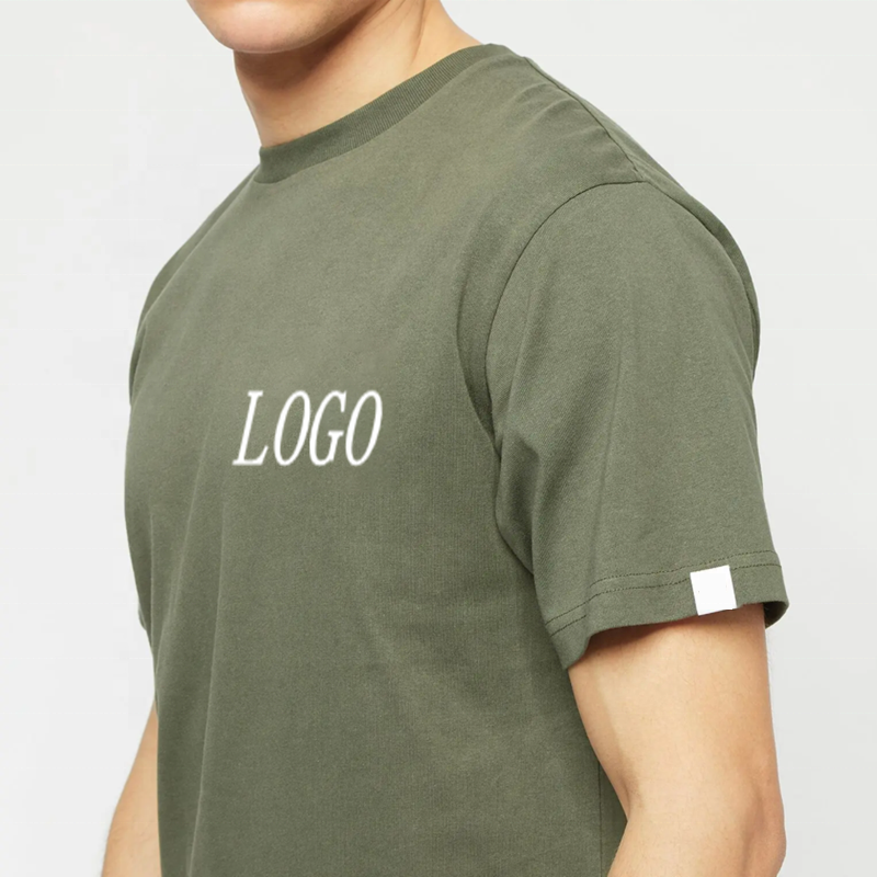 Quality Plain Lightweight Custom Logo Organic Cotton Round Neck Baggy Oversized Basic Casual Breathable Flex 250Gsm T Shirt