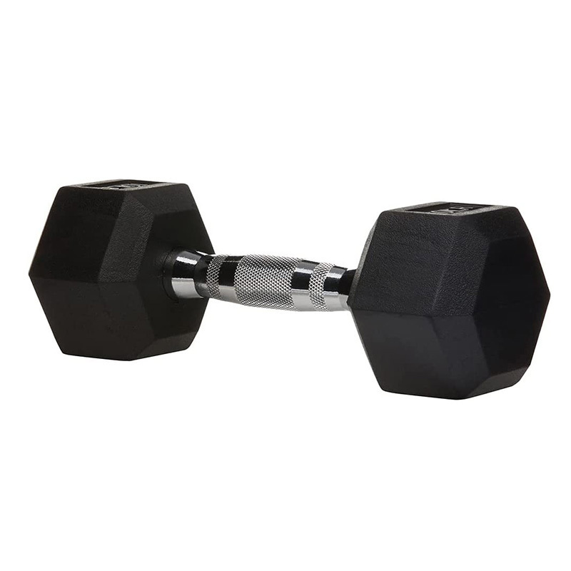 Fitness Barbell Dumbbell Set with Rack Barbell Coated Hex Dumbbell Weight Hand Weight For Strength Training