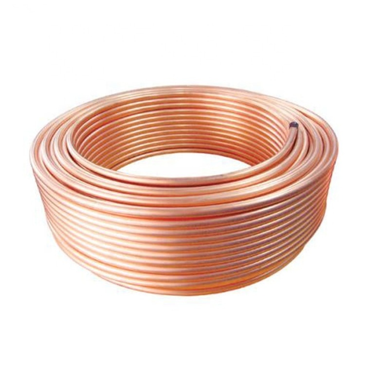 Air conditioning pancake coil  copper rectangular square tube supply top quality  tube customized coper pipe tube