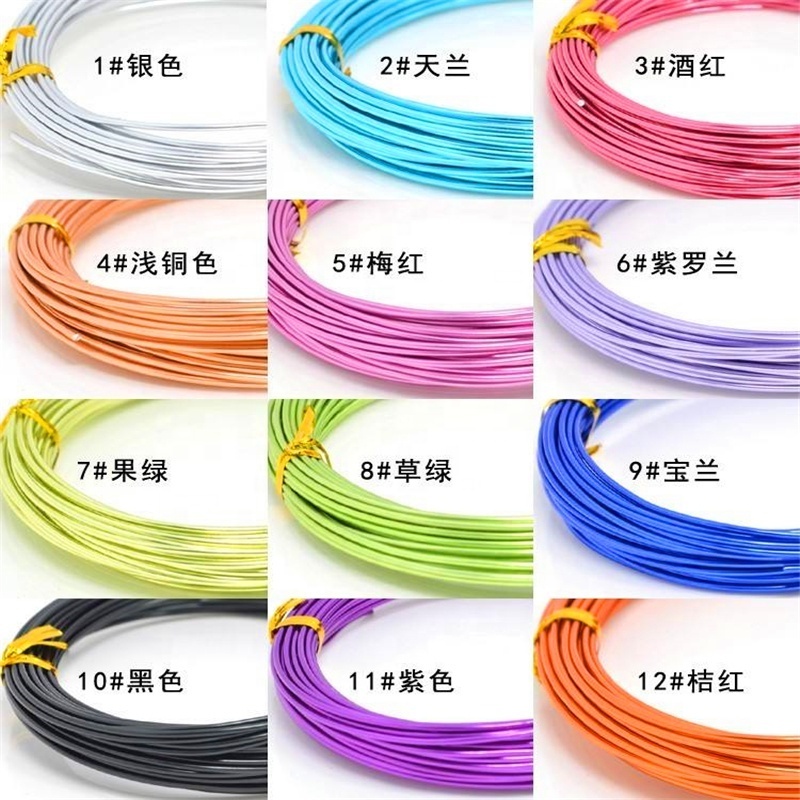 Anodized Bonsai Aluminum Training Wire for Support Garden Plant Wire Factory 0 8mm 5 0mm Custom Tree Surface Packaging Pcs Color