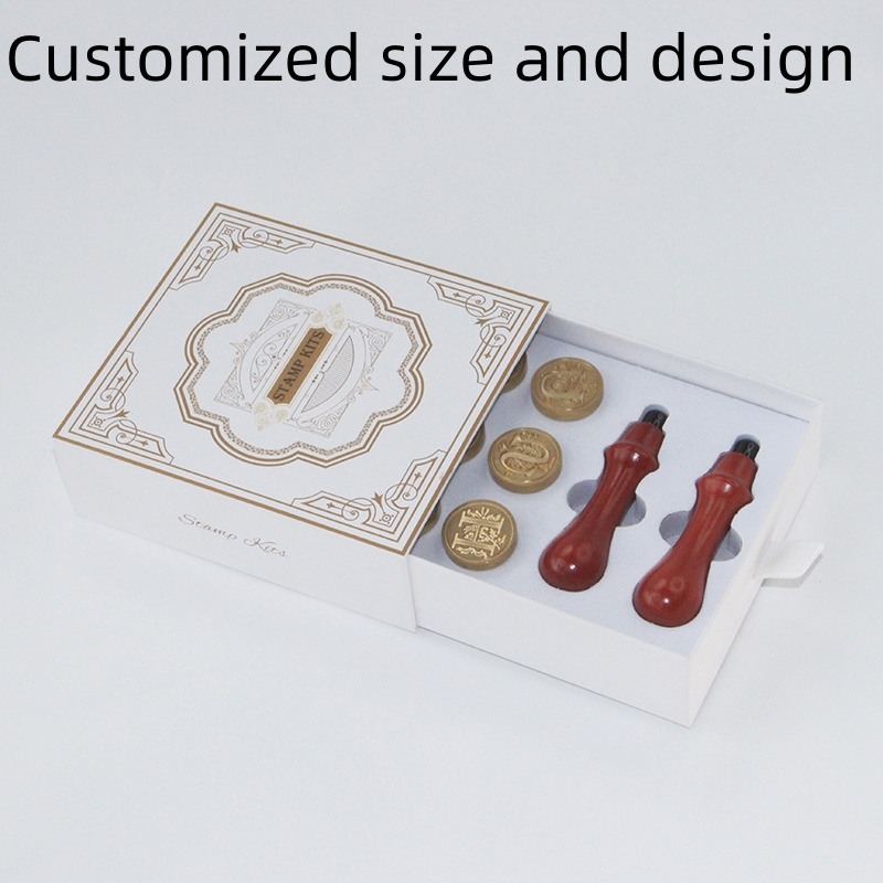 Wholesale custom design rigid drawer box gift box with EVA foam for jewelry and musical instruments