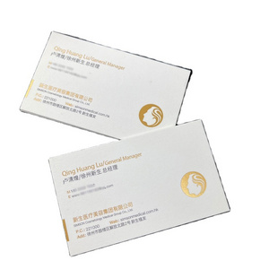 custom gold embossed foil holder letterpress printing paper business cards