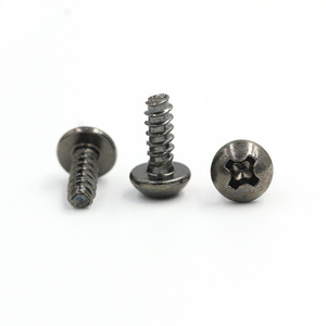 stainless steel pan head Type B flat tail self tapping thread forming screws for Plastics