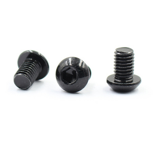 ISO7380 Hexagon socket umbrella head screw large screw 8.8 10.9 12.9 alloy steel  black Hexagon socket pan head screw