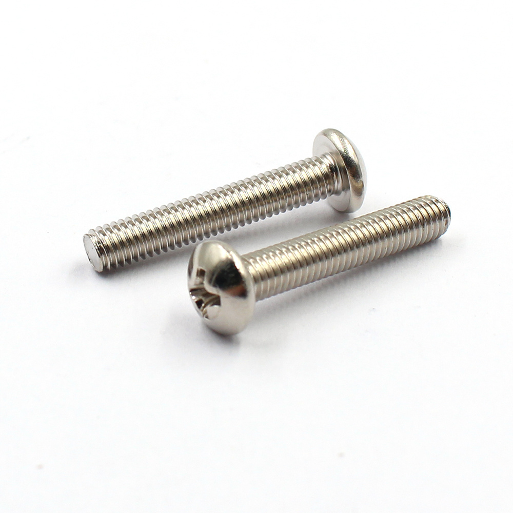 Custom 304/316/316l Din 7985 4*16Mm M3*11.2Mm 6-32 Stainless Steel Combo Drive Pan Head Machine Screw