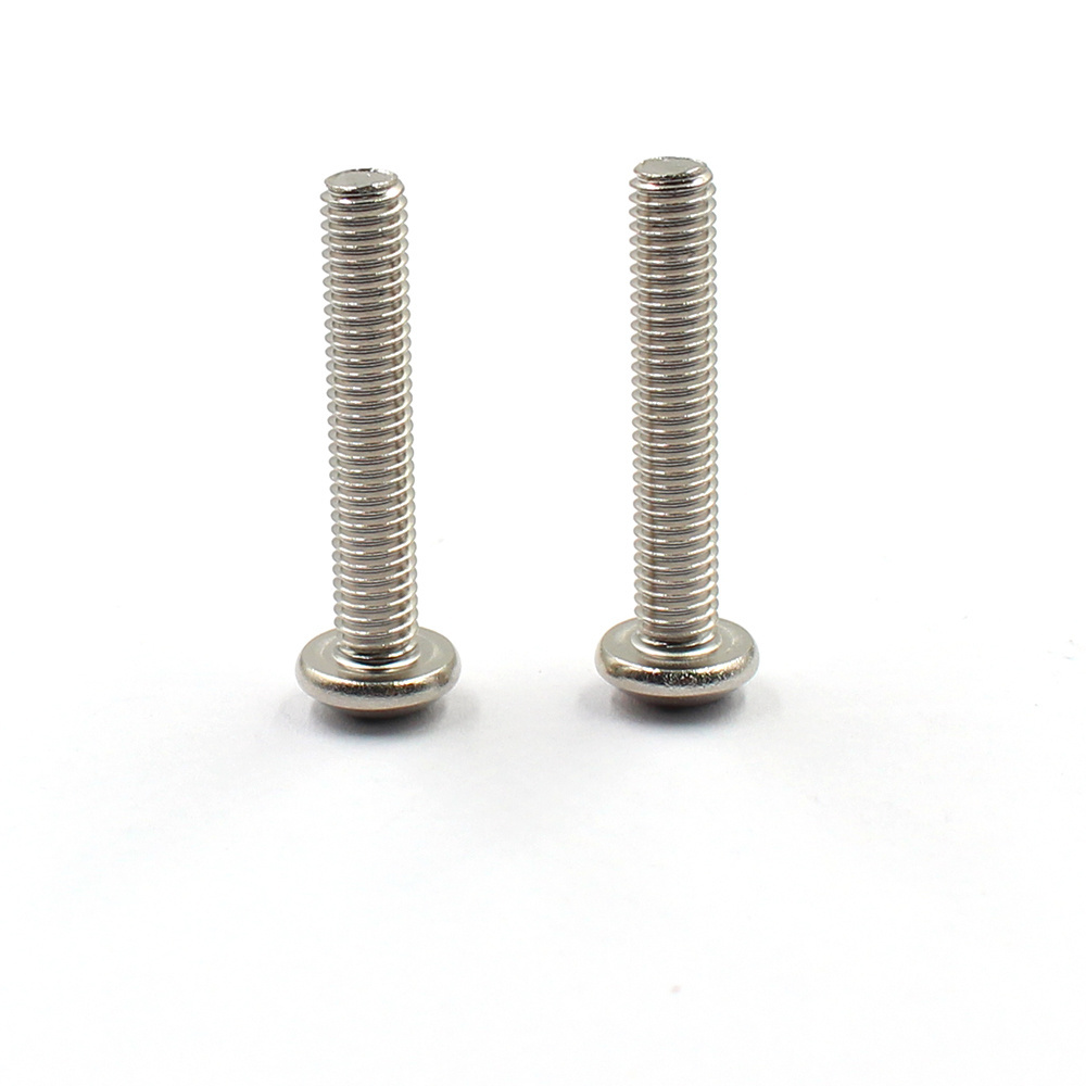 Custom 304/316/316l Din 7985 4*16Mm M3*11.2Mm 6-32 Stainless Steel Combo Drive Pan Head Machine Screw