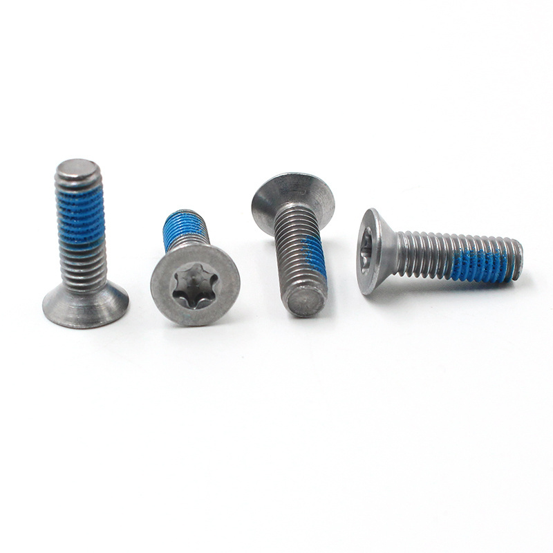 nylon patch screw / torx nylon patch screw loctite quality self locking blue nylok patch screw