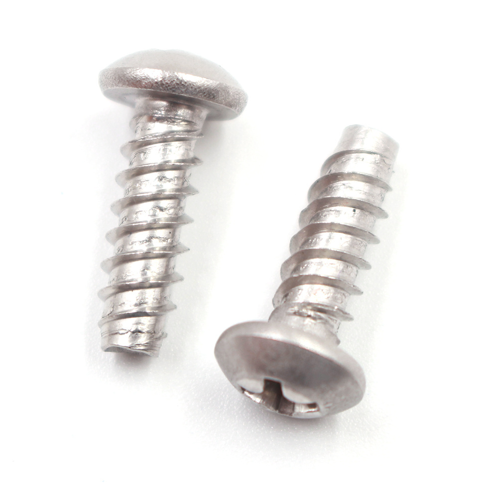 Custom Stainless Steel Pan Head Flat Tail Phillips Self-Tapping Screw  PB cross Recess Self-tapping Screw