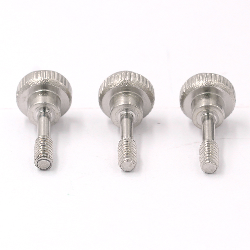 Slotted Cross Pan Head Shoulder Thumb Metal Stainless Steel Knurled Captive Shouldered Thumb Screws