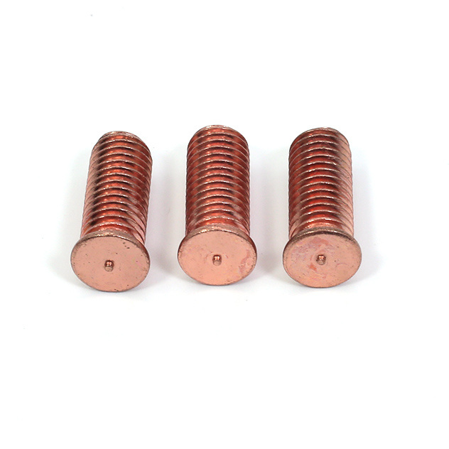 DIN 32501 ISO13918 pernos para soldadura m3 en cobre Copper stainless steel 1/2-13 welding bolt Weld Studs Threaded Bolts