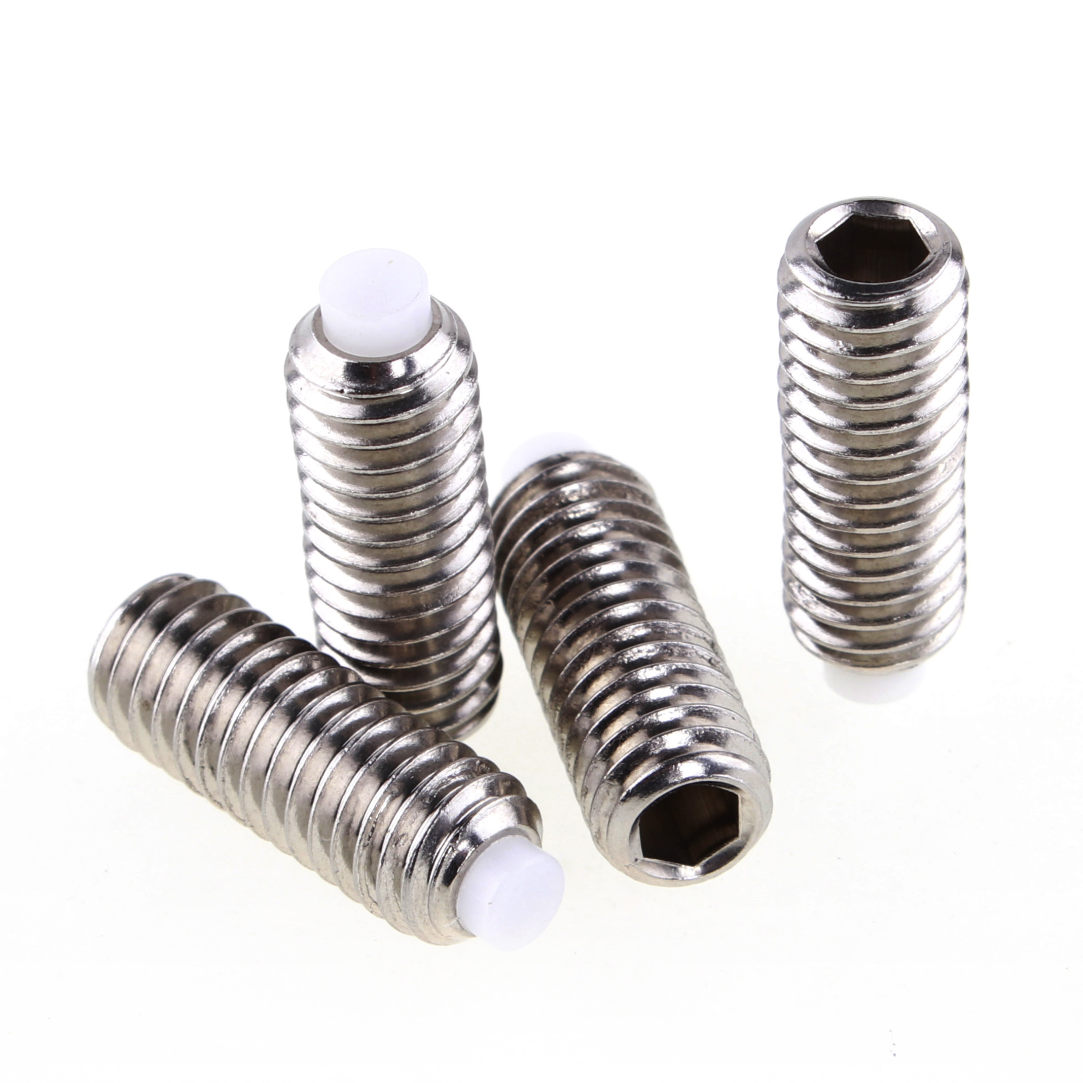 DIN 913 din914 DIN 916 DIN 551 headless hexagon hex socket small nylon tip grub screw slotted head cup point set screw