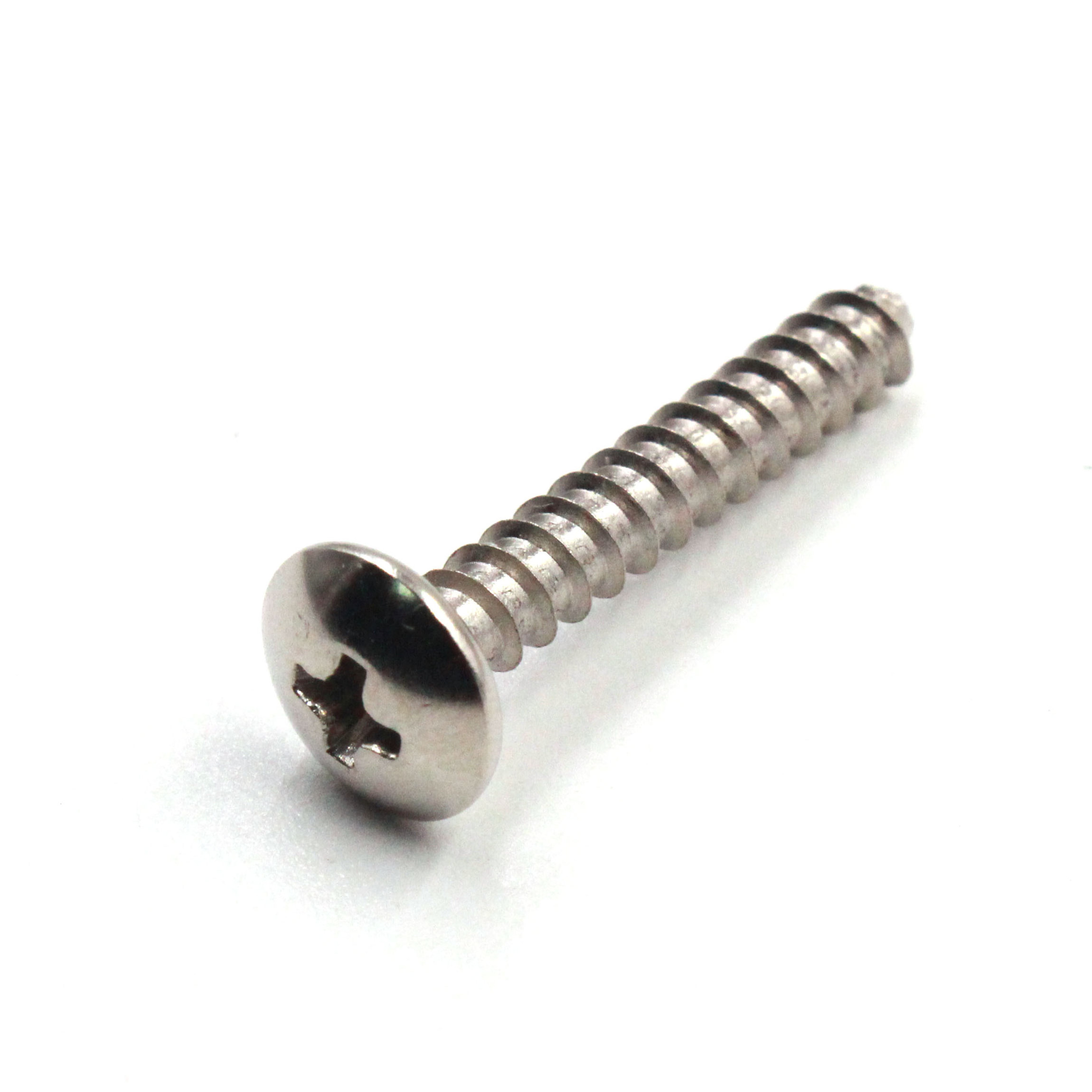 China Metal 304 Stainless Steel Self Tapping Screw Phillips Truss Head  Flat Tail Self Tapping Screw