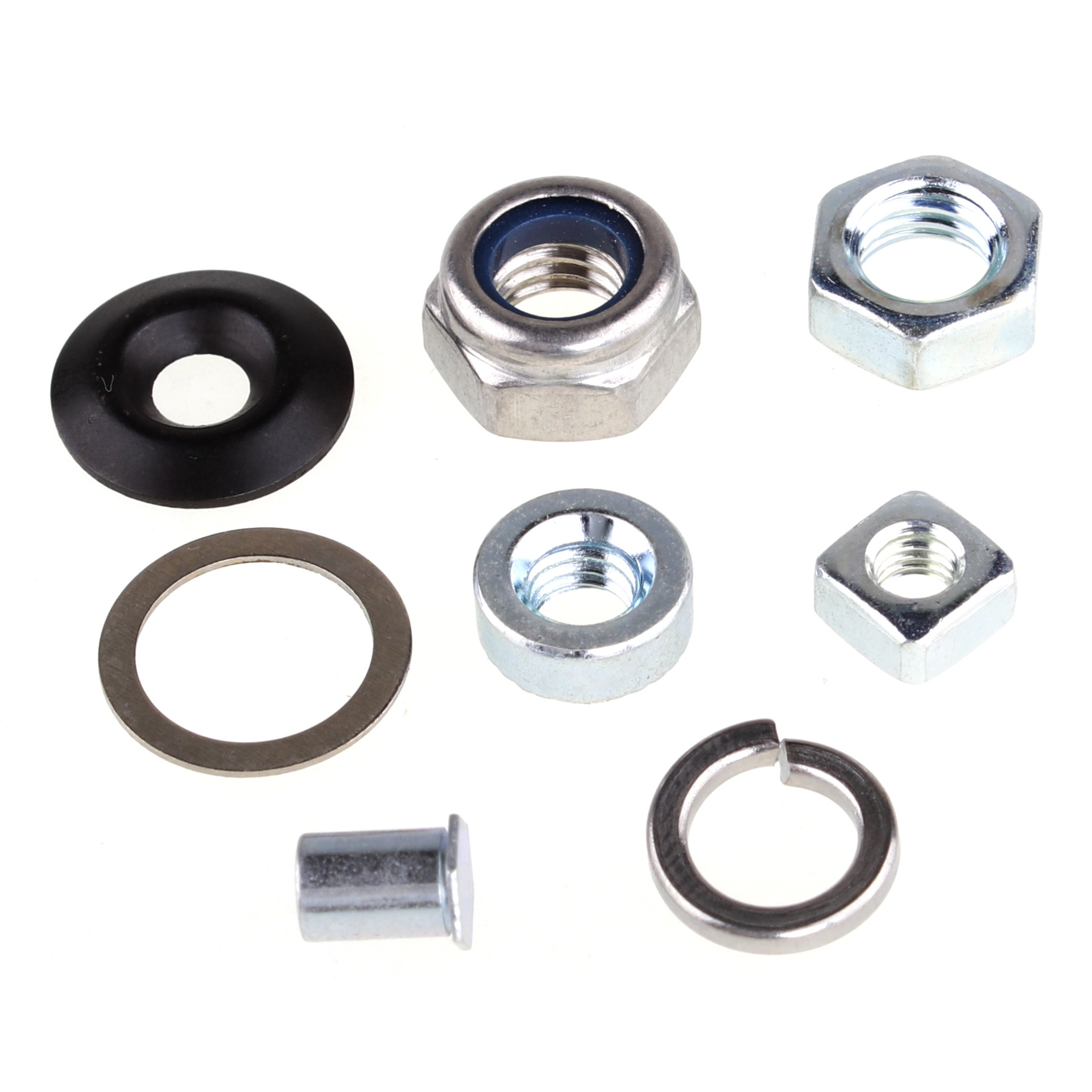 m3 m4 m5 m6 m8 through hole Rivnut Insert Nutsert steel aluminum rivet nut Flat Head Hexagon Rivet Nuts for Sheet Plate