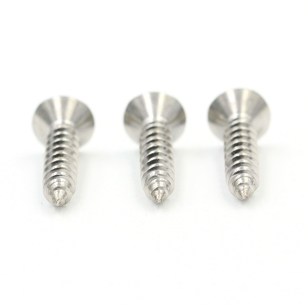 phillips flat head screw wood self-tapping screw countersunk cross full thread stainless steel self tapping screws for metal