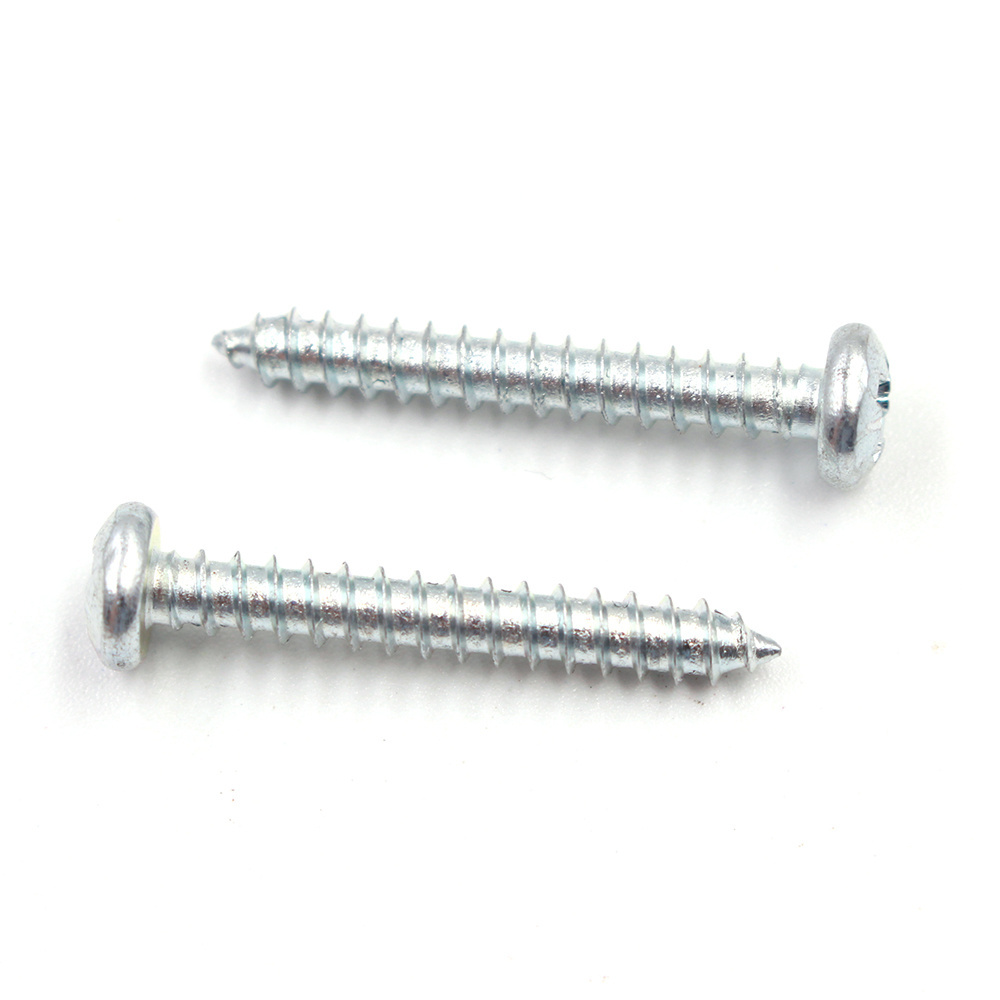 M2 M3 M4 M5 5/16 carbon Stainless Steel Pan head Phillips self tapping screw for metal