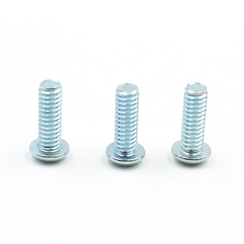 Factory custom zinc plated plum head torx button head screw m2 m3 m6 m8 cylindrical machine thread security screw bolt