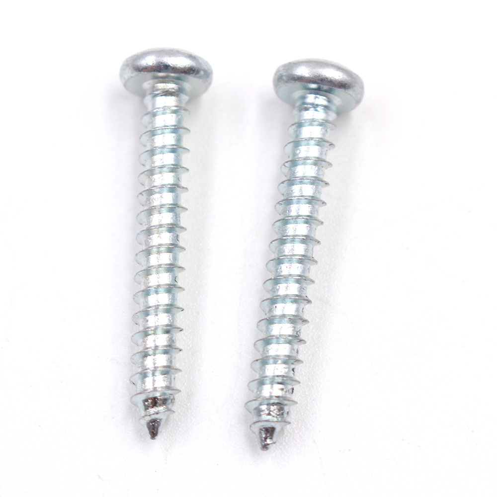 M2 M3 M4 M5 5/16 carbon Stainless Steel Pan head Phillips self tapping screw for metal