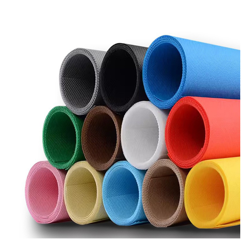 Biodegradable PP Rpp Rpet Spunbonded Non-woven Rolls Polypropylene Embossed Recyclable Tnt Non Woven Pet Pla Nonwoven Fabric