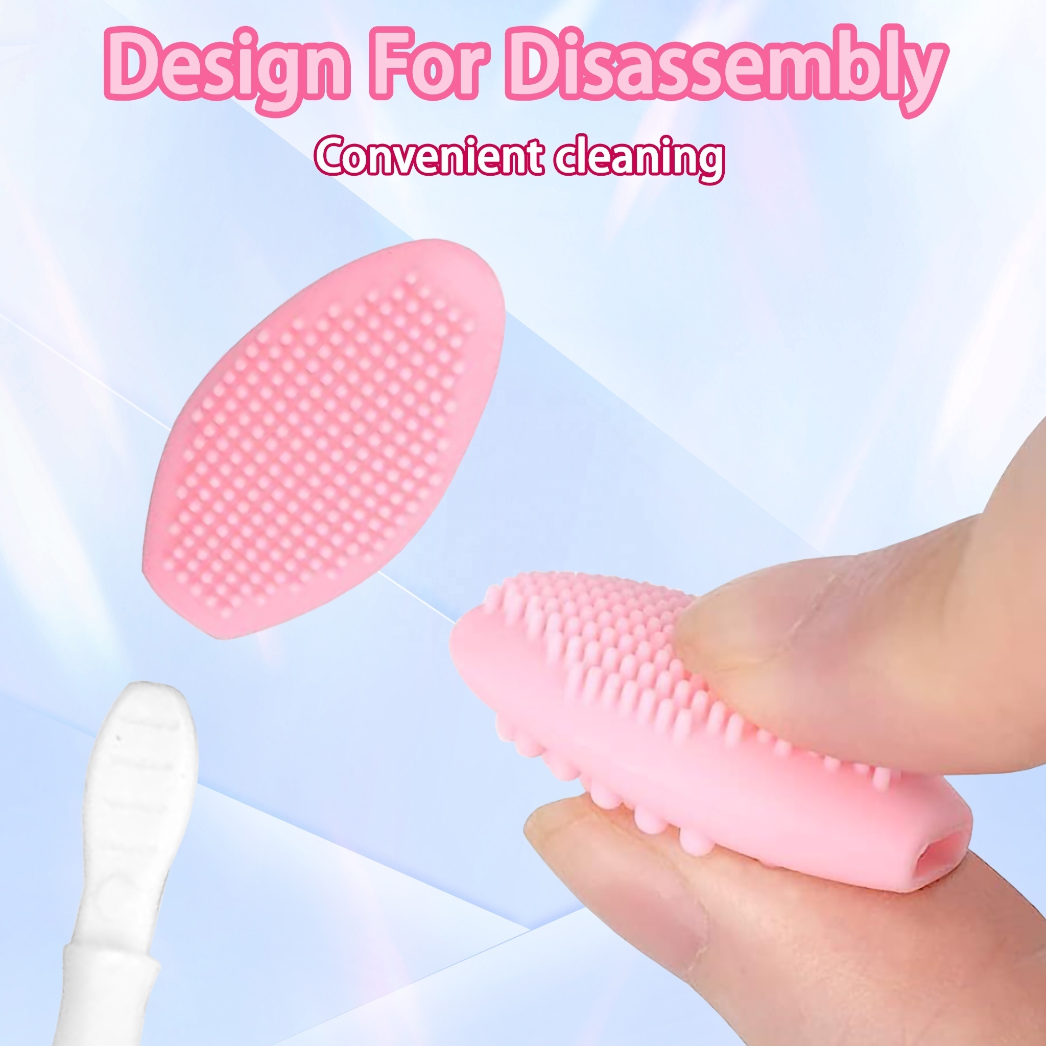 Hot Selling Multiple Colors Available Facial Mask Spatula Double Sided Cosmetic Soft Silicone Face Mask Brush