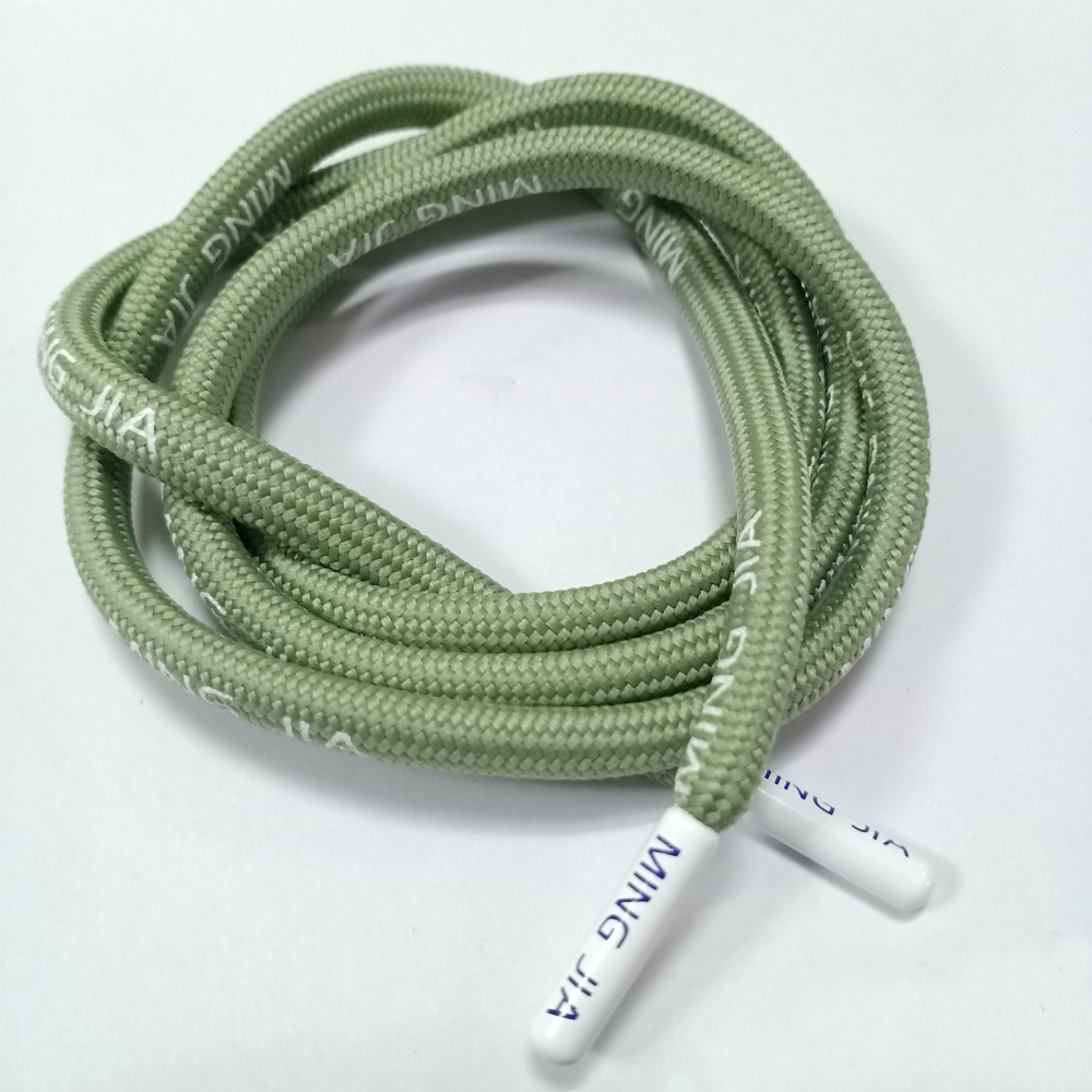 wholesale round custom hoodie drawcord draw cord string lace braided cotton polyester rope tipped hoodie drawstring