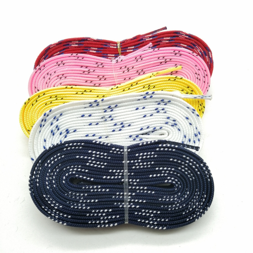 10mm 8mm 6mm Wholesale Bulk Custom Waxed Hockey Skate Roller Shoe Laces