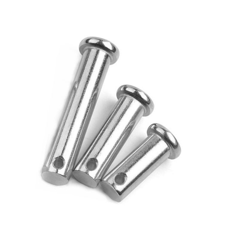 Customized groove pin custom high hardened stainless steel clevis pin with head