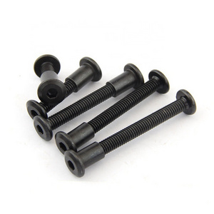 Joint Connector screws Stainless Steel Black Hex Socket Head Furniture Bolt Nut Set Male And Female Binding Post Chicago Screw