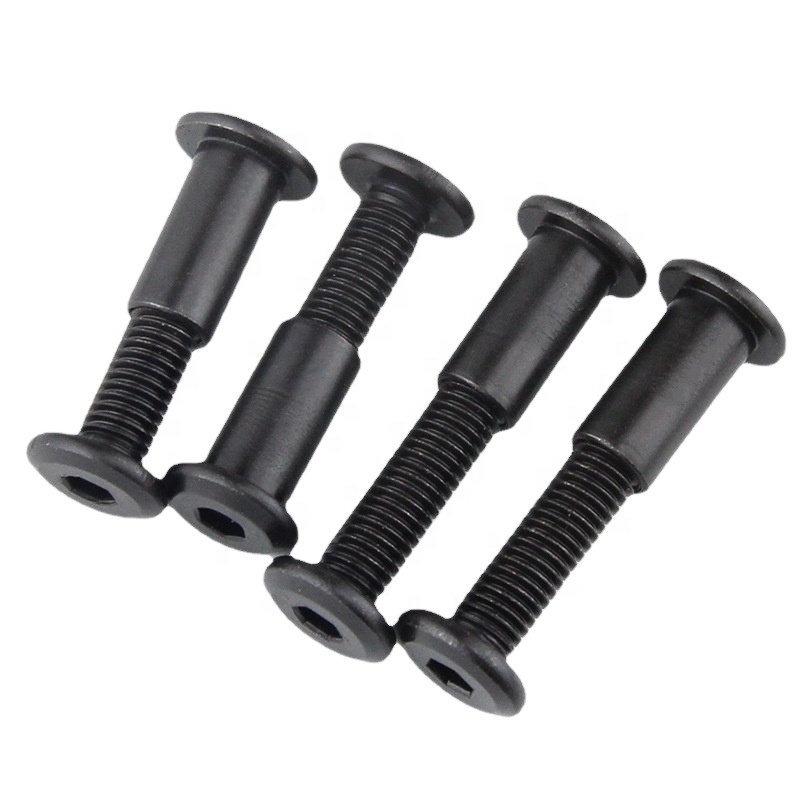 Joint Connector screws Stainless Steel Black Hex Socket Head Furniture Bolt Nut Set Male And Female Binding Post Chicago Screw