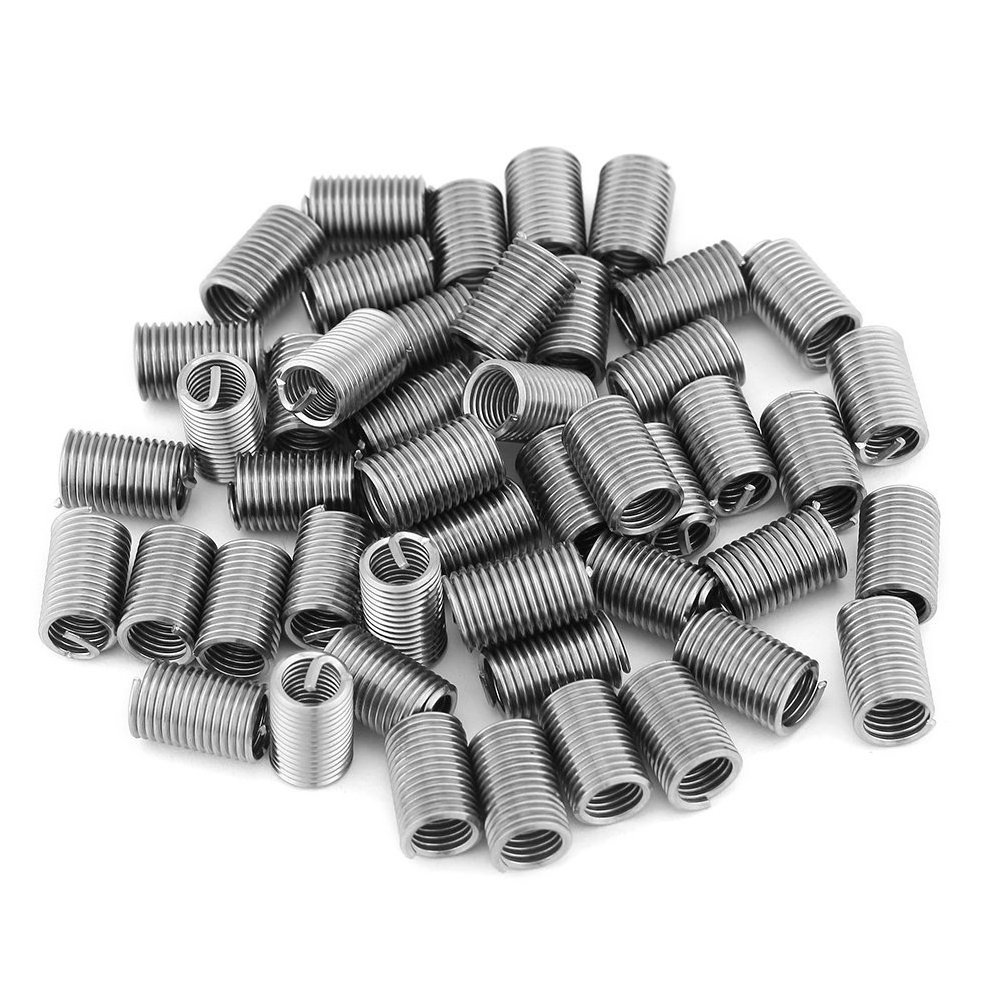 M18 304 Stainless Steel Screw Threaded Inserts Steel Wire Thread Stainless Steel Screw Wire Screw Sleeve