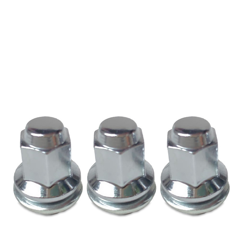 Lug Nut Mag Seat for Tacoma 4Runner FJ Closed End Chrome Lug Nuts Set with Washer for 5 Lug 6 Factory(OEM) Wheel