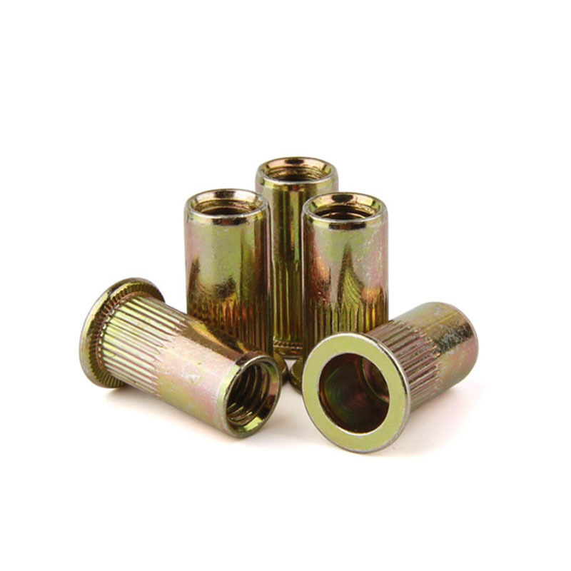 High Quality Flat Head Riveted Nuts Flat Head Threaded Insert Rivet Nuts