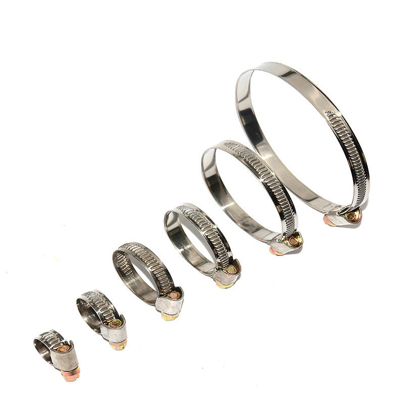 Single Ear Double Wire Spring Galvanised Stainless Steel American Type Heavy Duty Hose Clamp