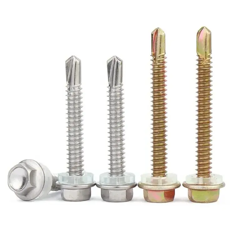 Self Drilling Roofing Screw Hex Head Self Drilling Screw For Metal