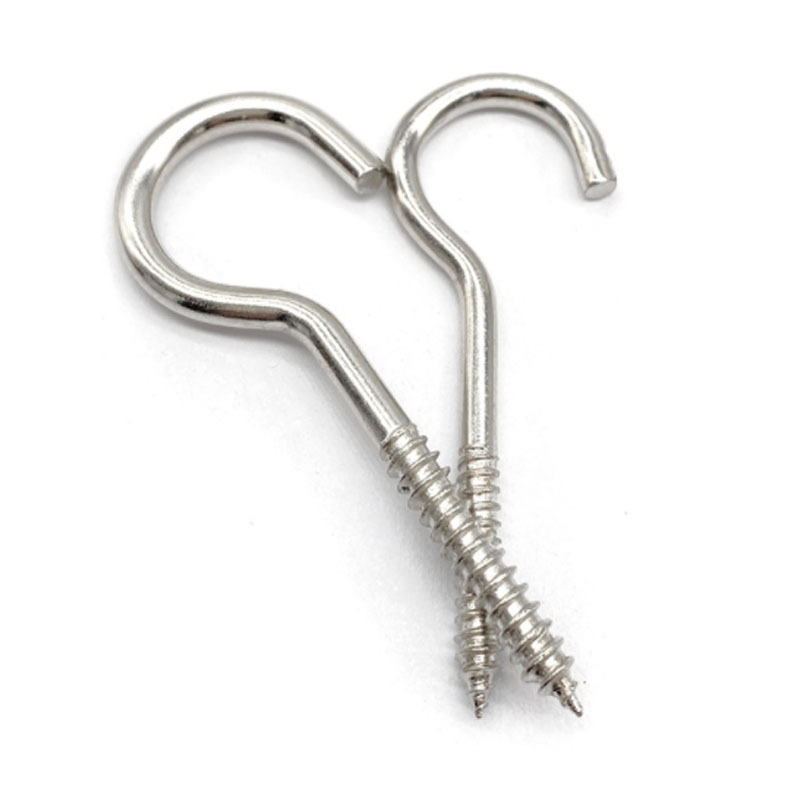 Wholesale All Size Metal Stainless Steel Goat's Eye Self-tapping Screw Hook