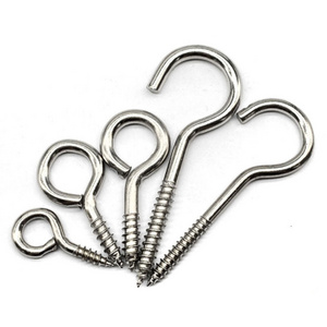 Wholesale All Size Metal Stainless Steel Goat's Eye Self-tapping Screw Hook