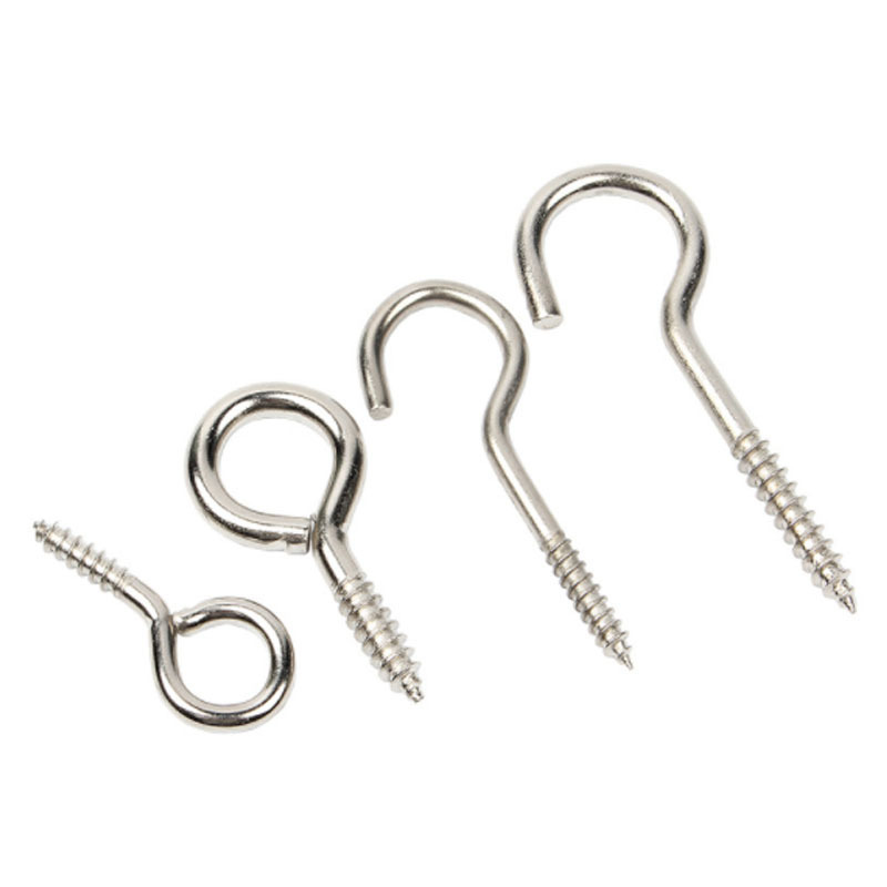 Wholesale All Size Metal Stainless Steel Goat's Eye Self-tapping Screw Hook