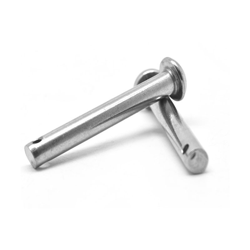 Customized groove pin custom high hardened stainless steel clevis pin with head