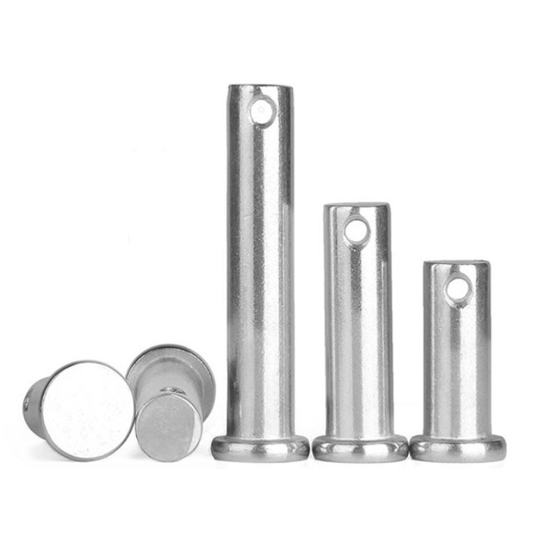 Customized groove pin custom high hardened stainless steel clevis pin with head