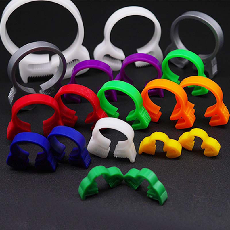 Rubber Pipe Clamps Plastic Hose Clamp Heavy Duty Factory Price Nylon Or Pvc Snap Pipe Clamps