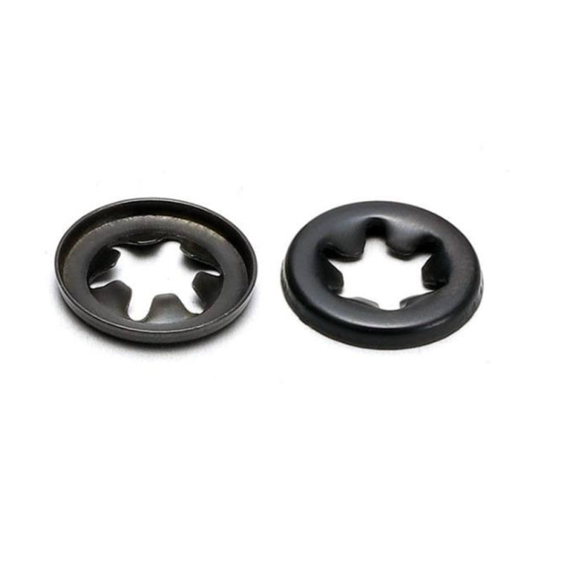 Factory Spot 304 Stainless Steel Black Oxide Club Bearing Clip Ring Washer