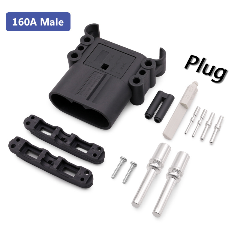 80A 160A 320A REMA Connector Male and Female Forklift Battery Connector Euro Wire Power Connector Plug