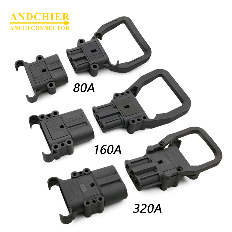 80A 160A 320A REMA Connector Male and Female Forklift Battery Connector Euro Wire Power Connector Plug