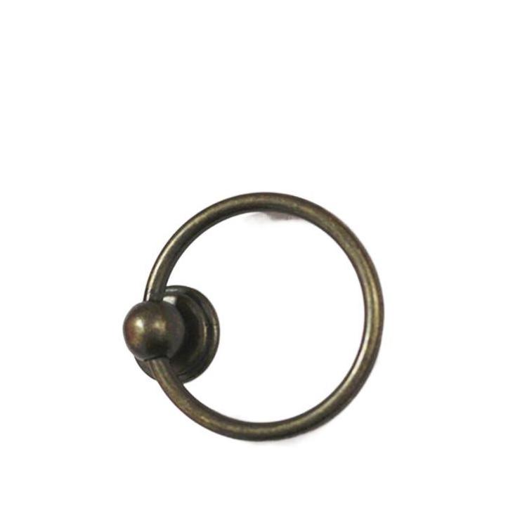 Pull Handle 3 Inch Furniture Ring Pulls Drawer Pulls Cabinet Flatback Hardware Handles Zinc Alloy Modern