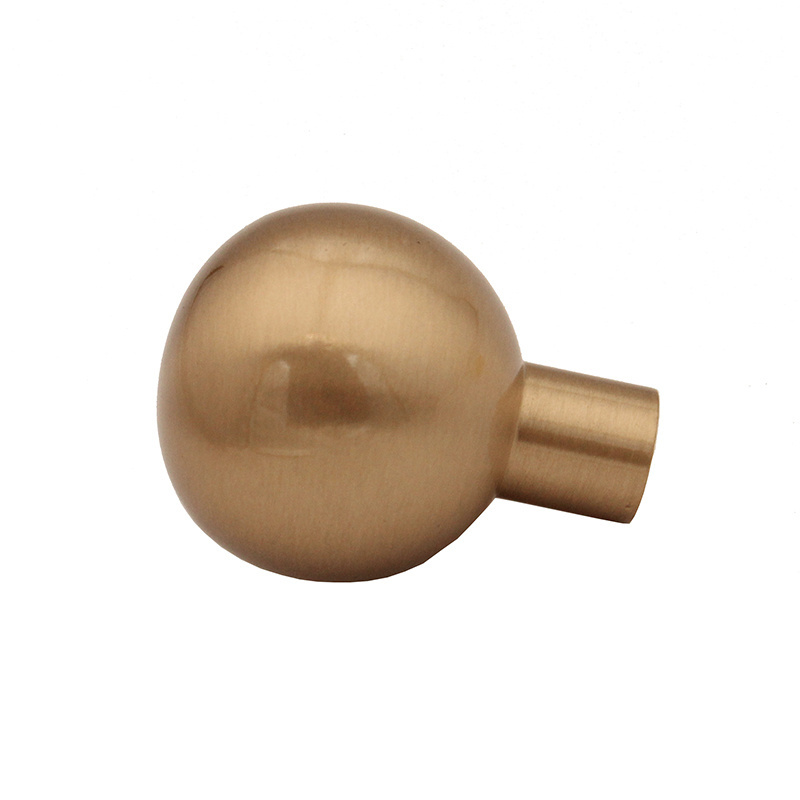 High Quality Furniture Single Hole Round Knobs Kitchen Modern Gold Drawer Copper Handles Door Cabinet Brass Knobs