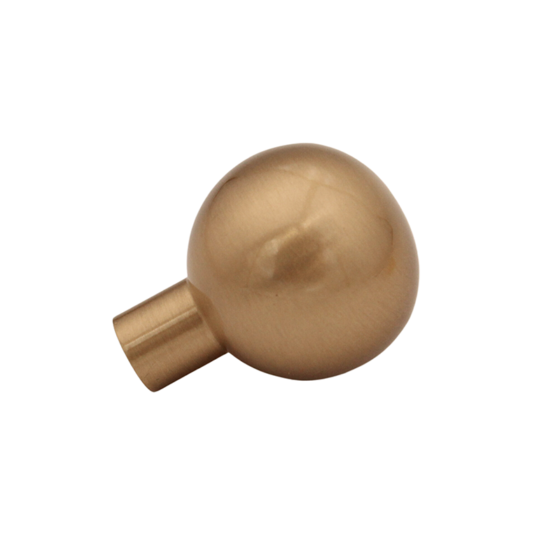 High Quality Furniture Single Hole Round Knobs Kitchen Modern Gold Drawer Copper Handles Door Cabinet Brass Knobs