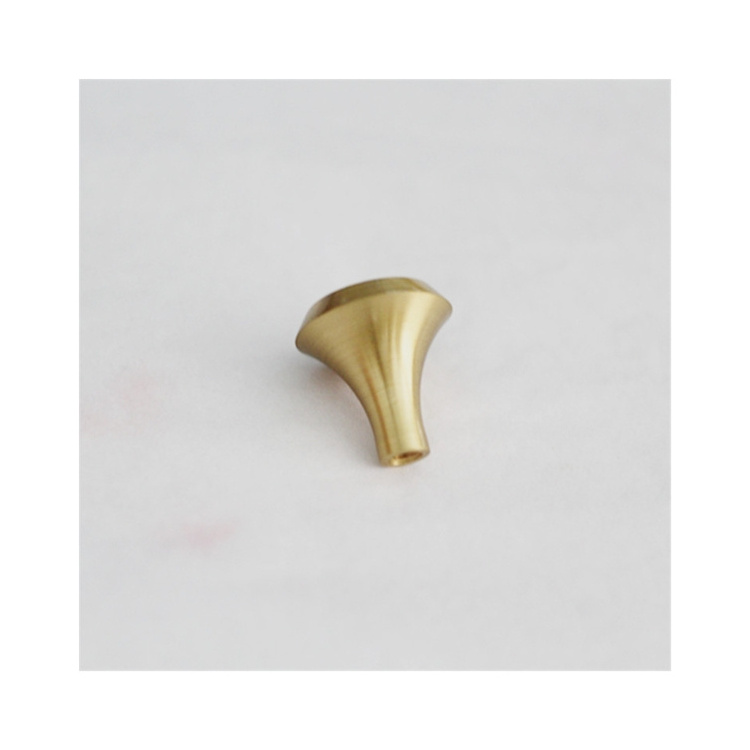 Brass Brushed Solid Round Gold Furniture Kitchen Dresser Knob and Handle Brass Cabinet Door Knob