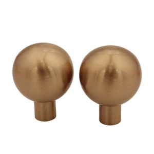 High Quality Furniture Single Hole Round Knobs Kitchen Modern Gold Drawer Copper Handles Door Cabinet Brass Knobs