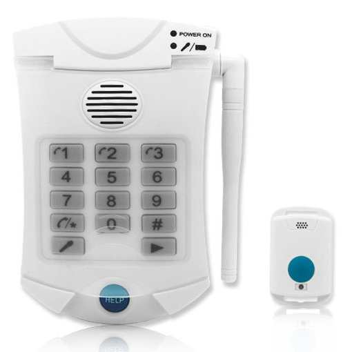 Wired Senior Emergency SOS Alarm Auto Dial Elderly Landline Medical Equipment Help Alarm With Wrist Panic Button